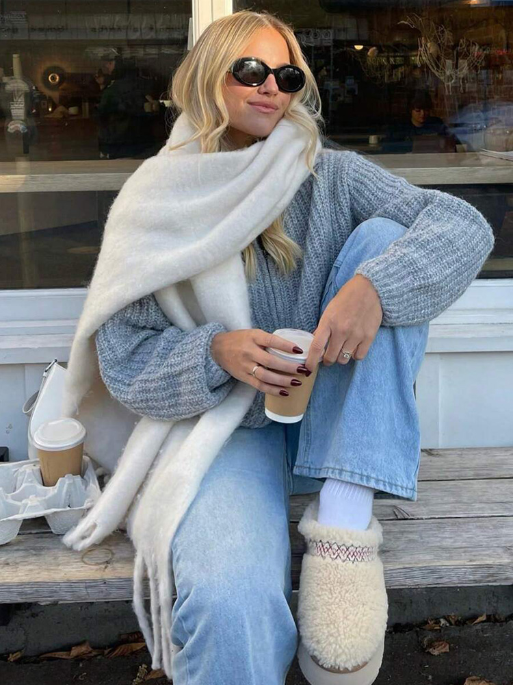 여성용 고급 겨울 스카프 캐시미어 따뜻한 솔리드 파시미 - Cashmere Pashmina Wrap 리뷰 및 가격