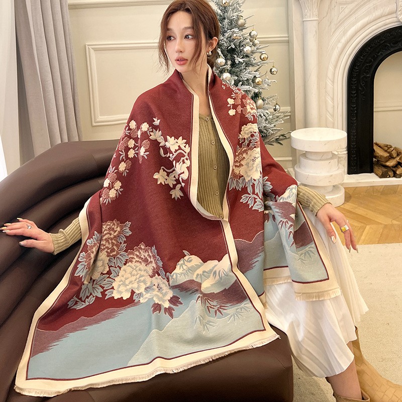 여성을위한 패션 겨울 새로운 따뜻한 캐시미어 목도리 스 - Cashmere Pashmina Wrap 리뷰 및 가격