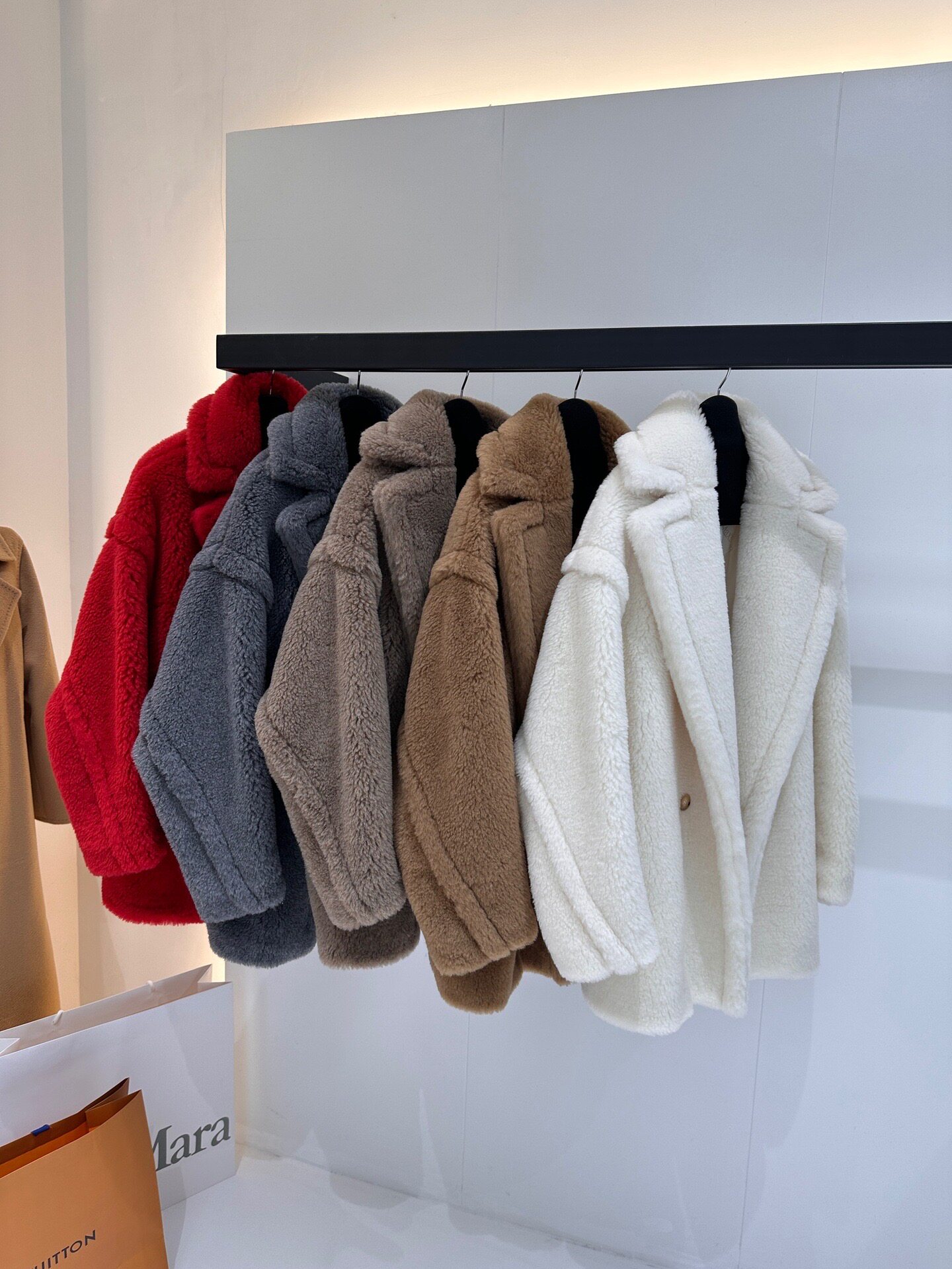맥스 숏 테디 베어 코트 62% 알파카 26% 울 12 - Wool Coat Peacoat 리뷰 및 가격