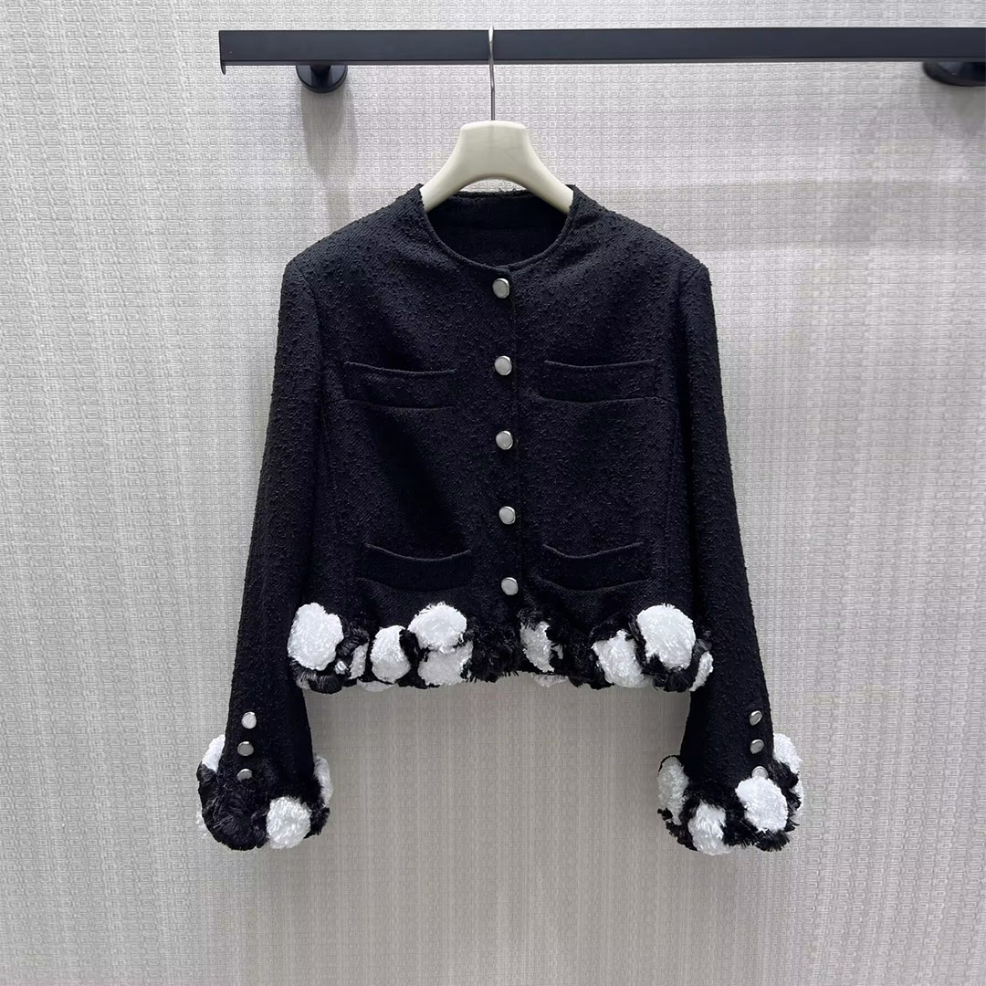 2026 신상 가을 겨울 블랙 앤 화이트 대비 플러시  - Wool Coat Peacoat 리뷰 및 가격